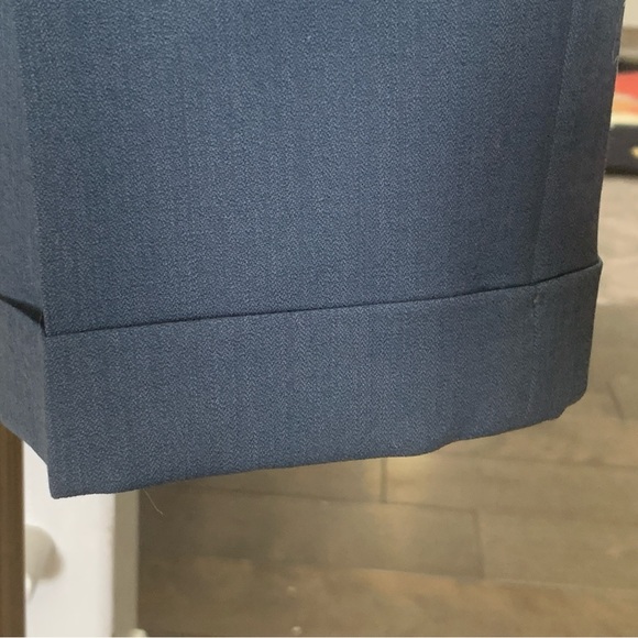 Hugo Boss, Smokey Blue 100% Wool Suit (“Corleone" Classic 90’s style) Size 40R. - Picture 7 of 16